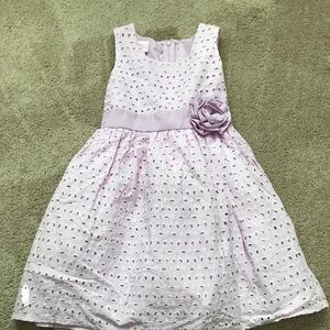 Lavender girls sleeveless dress
